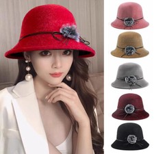 Bow Bowler Women Hat Fedoras