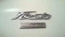FORD FIESTA ECONETIC TECHNOLOGY 2010 YEAR REAR BOOT SILVER LETTERS (MK7)
