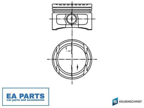 Piston for beetle - vw,