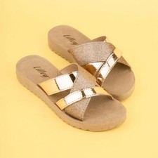 Lilley Womens Sandals Metallic