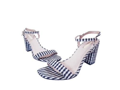 Womens ladies black white open - womens, black/white