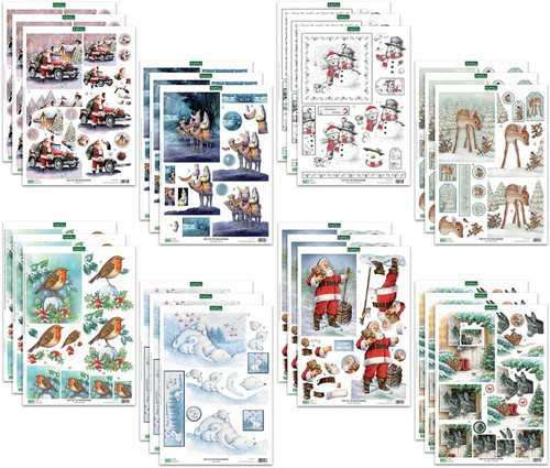 Christmas bundle die - 3d, die-cut