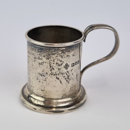 Antique miniature solid - solid, silver