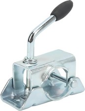 Jockey Wheel Clamp 48mm Trailer Caravan Prop Stand Mount Heavy Duty Steel UK