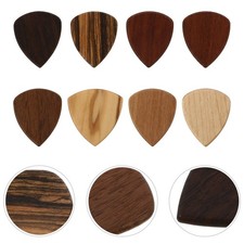  8 Pcs Bass Guitar Accessories Picks Fingertip Guards Simple Plectrums