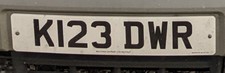 Personalised Number Plate