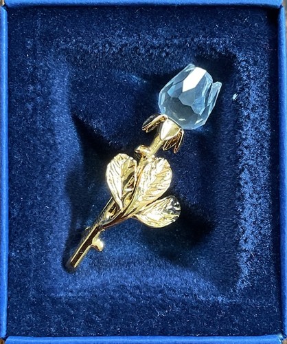 Vintage swarovski crystal rose - vintage,