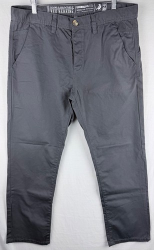 Red herring cotton chino - red,