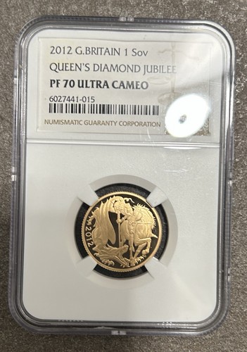 2012 gold proof - gold, sovereign