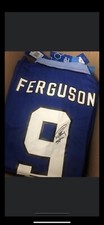 Everton Signed Duncan Ferguson Away Shirt