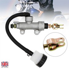 Motorcycle Motorbike Rear Hydraulic Brake Master Cylinder Pump Reservoir ATV UK