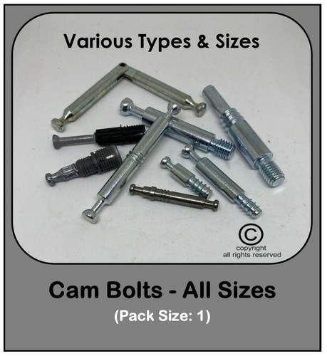 All sizes cam bolt - bolt,