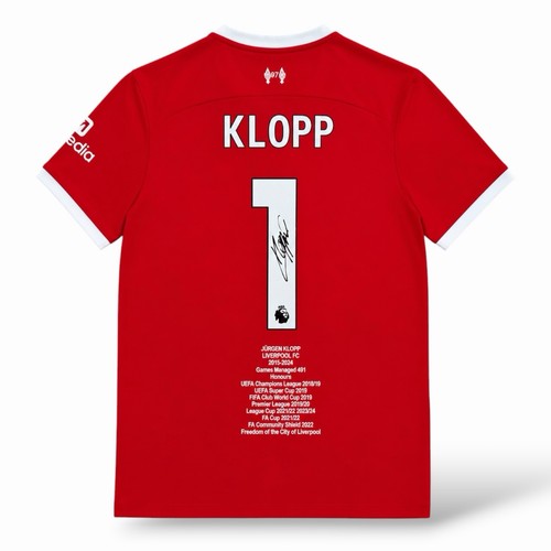 Jurgen klopp signed shirt - jurgen,