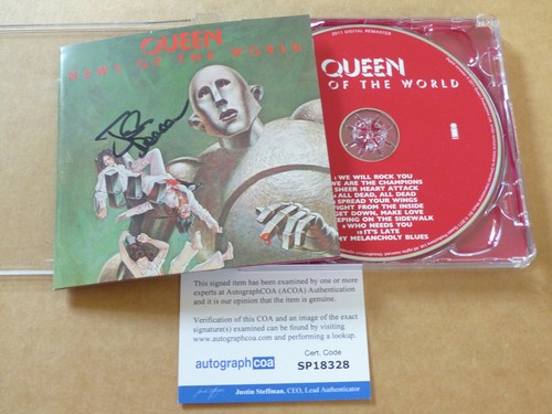 Queen john deacon signed - john,