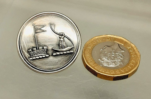 Antique silver plated livery - silver, plated?