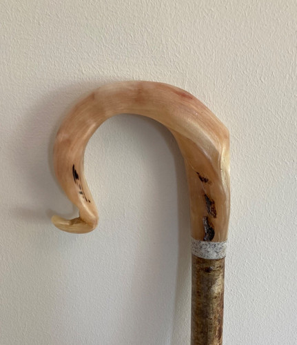 Rams horn crook handle - rams,