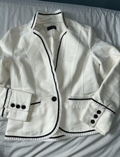 Principles Ladies Off White Wedding Jacket Formal Size 12 Mother Of The Bride