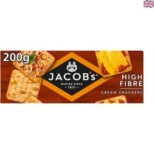 High Fibre Cream Crackers 200g