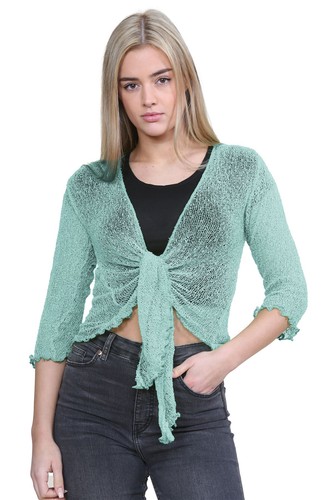 Ladies tie shrug 4 sleeve - tie,