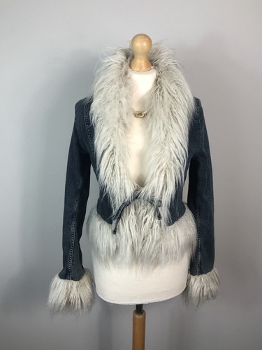 Size denim afghan - denim,