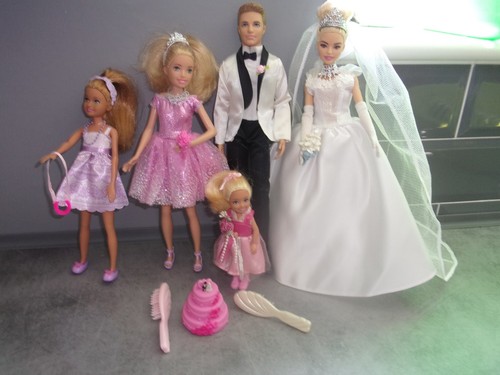 Barbie bride ken groom - barbie, with