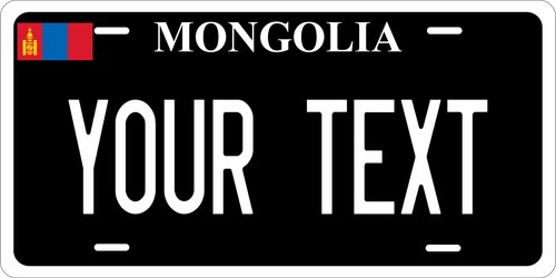 Mongolia black flag - mongolia, license