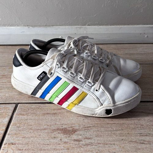 Swiss trainers white - white, rainbow