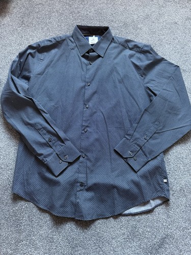 Next regular fit shirt navy - fit, xl