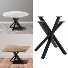 Industrial Black Metal Table