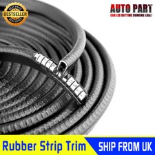 UK 4.5M Car Door Boot Edge Protector Strip Trim Rubber U Shape Guard Seal Black