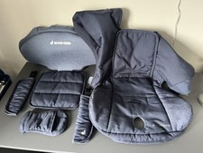 Maxi Cosi Titan Car Seat Covers Navy/Blue shoulder/Crotch Pads/Infant insert