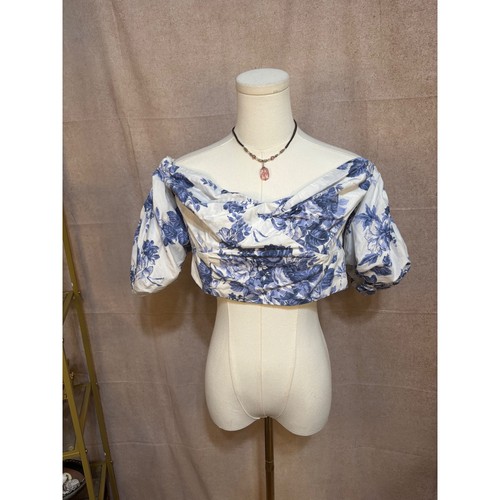 Abercrombie fitch blue floral - fitch,
