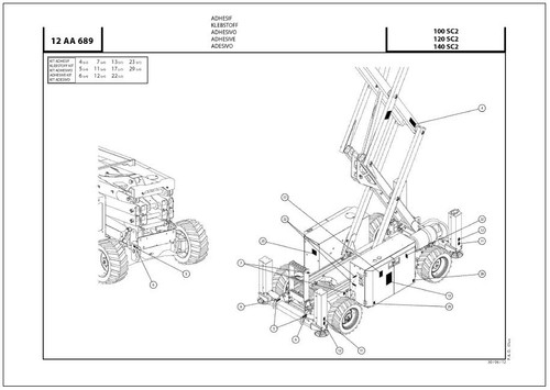 Manitou 120 sc2 parts - 120, catalog