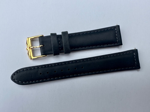 Genuine rotary black leather - genuine,