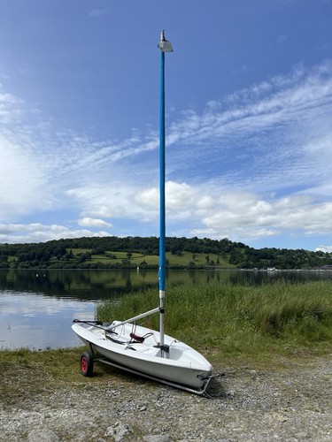 Laser pico dinghy with - dinghy, trolley