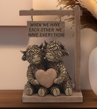 Hughie Highland Cow - 'When we have each other we have everything' Ornament