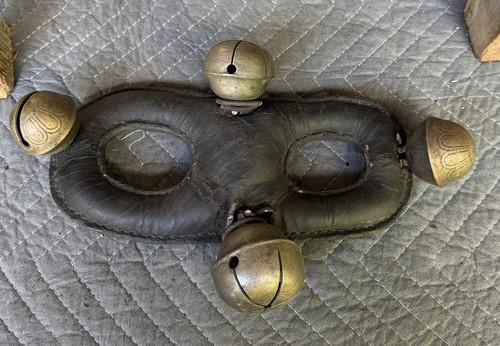 Antique horse harness brass - antique,