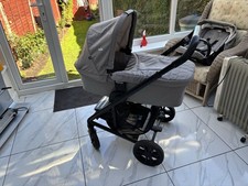 Joie Baby Carry Cot and Push Chair Black/Grey Used