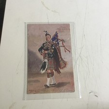 Old Military Postcard By Harry Payne 1905 ( Bagpipes )