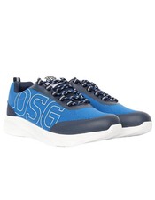 Duffer Mens Amis Trainers BLUE