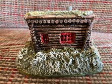 LILLIPUT LANE LOG CABIN VERY RARE EARLY PIECE FROM THE AMERICAN 1st COLLECTION