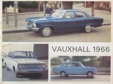 Vauxhall Range Viva Victor VX490 Cresta 1965-66 Original UK Sales Brochure V1638