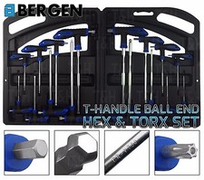 BERGEN 16pc T Handle Torx &
