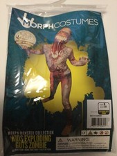 Brand New HALLOWEEN Morph Suit Zombie Kids Age 8-10