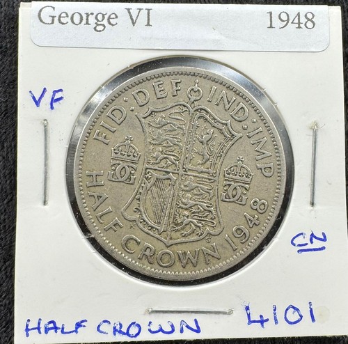 1948 half crown - half, cupronikel