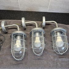 3x Garden Trading St Ives Harbour Nautical Mains Garden Wall Light Fishermans  