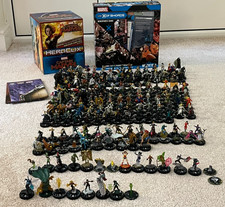 Massive Heroclix Bundle including 7 chase figures with associated cards