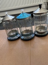 Barbicide disinfectant glass - barbicide,