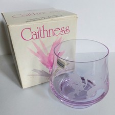 Vintage Caithness Crystal Pink