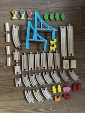 Tesco Carasel Collection Children’s Wooden Train Track Set with Accessories